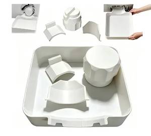 lot 18260 image: Holyarm Universal Front-Load Washing Machine Drain Pan Leak-Proof Tray