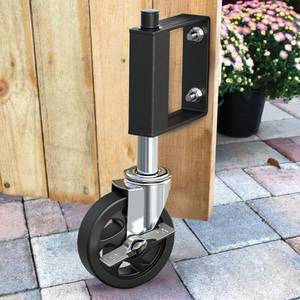 lot 19942 image: HOLKIE Spring Loaded Gate Caster Wheel 220 LBS Swivel