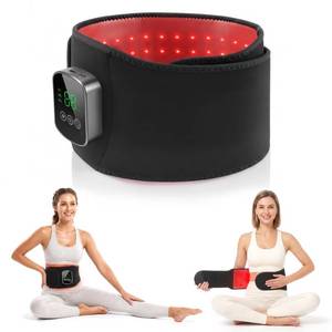 lot 19946 image: Lifiora Red Light Therapy Belt 660nm 850nm Cordless Heat & Vibration