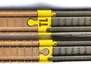 lot 20432 image: TrainLab Track Adapters for Trackmaster to Wooden Railway 2 Pack Yellow