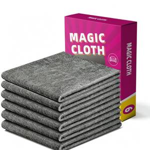 lot 20453 image: PUNAEE Genie Magic Microfiber Cleaning Cloth 6 Pack
