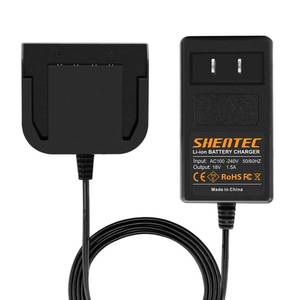 lot 20465 image: Shentec Lithium Battery Charger 18V Compatible with RIDGID R840085