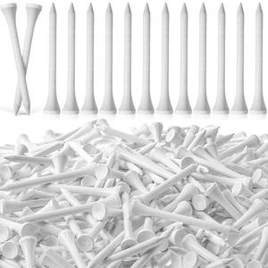 lot 20478 image: Mudder Wooden Golf Tees 3-14 Inch White 150 Pack