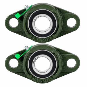 lot 20480 image: Donepart 2-Pack Flange Bearing Unit 58 Inch Bore UCFL202-10