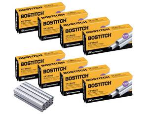 lot 20483 image: Bostitch B8 PowerCrown 14 Inch Staples, 40,000 Pack, STCRP211514-8