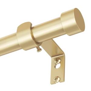 lot 1283 image: OLV Telescoping Curtain Rod 36-91 Inch Heavy Duty Gold