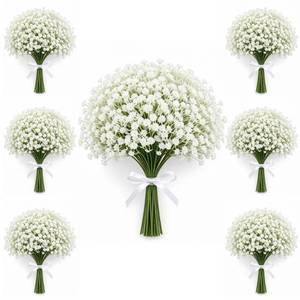 lot 1331 image: Myrtilithir Artificial Babys Breath Flowers 180 Pcs White Gypsophila