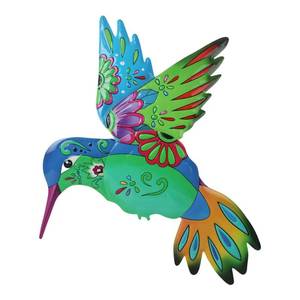 lot 1367 image: VEWOGARDEN Hummingbird Outdoor Metal Wall Art 27 x 31 Inch