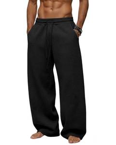 lot 2317 image: Tooprvix Mens Baggy Sweatpants Wide Leg Fleece Joggers with Deep Pockets