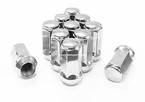lot 2337 image: AVN Motorsports Lug Nuts 716 Bulge XL Acorn Chrome 1.9 Long 34 Hex 24 Pcs