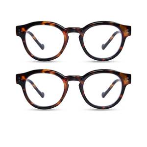 lot 2359 image: ZESAKER Reading Glasses 7.5 Strength Brown Tortoise 2 Pack