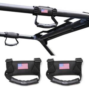 lot 2363 image: RERPRO UTV ATV Roll Bar Grab Handles 1.5-1.75 Inch Roll Cage 2 Pack
