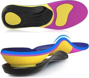 lot 2386 image: Fit Geno Plantar Fasciitis Insoles with High Arch Support for Women and Men