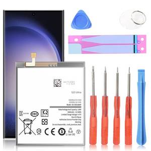lot 2489 image: ITMBET Replacement Battery for Samsung Galaxy S23 Ultra 5800mAh EB-BS918ABY
