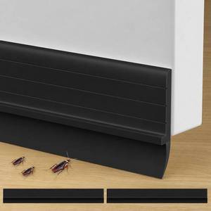 lot 2497 image: ZDZQJIA Door Draft Stopper Door Sweep, 4 Pc, 144 Inch Total Length