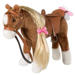 lot 7824 image: HollyHOME Horse Stuffed Animal Brown Pony Plush 11 Inch