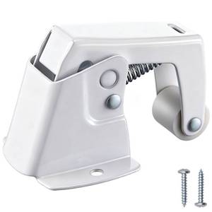 lot 8126 image: Dreyoo Screen and Storm Door Catch, 1-34 x 1-58 In, White