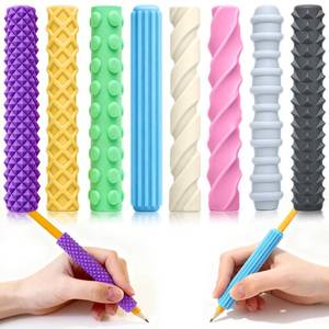 lot 8157 image: Mibbyland Sensory Fidget Pencil Grips 8 Pack