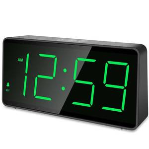 lot 8163 image: Peakeep Battery Operated Digital Alarm Clock Large Numbers
