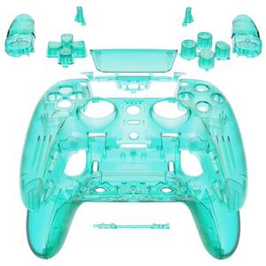 lot 8175 image: eXtremeRate Full Set Shell Buttons Touchpad Emerald Green PS5 Edge Controller