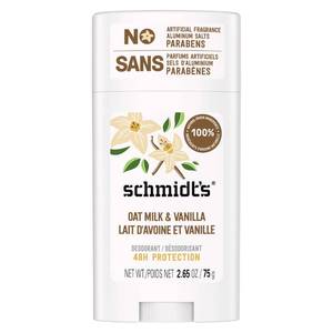 lot 8188 image: Schmidts Deodorant Vanilla & Oat Milk Aluminum-Free 2.65 oz