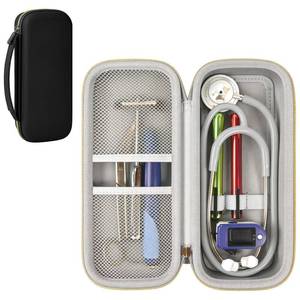 lot 8189 image: ALKOO Stethoscope Case, Black Gold, for 3M Classic III Stethoscope