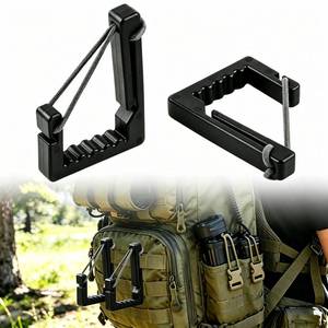 lot 8220 image: YJNAUPAI 2 Pack Reinforced Nylon MOLLE Hooks for 1.75 Inch Webbing