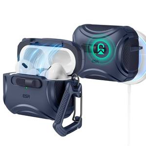 lot 8221 image: ESR AirPods Pro 2 Case With MagSafe Cyber Series Blue