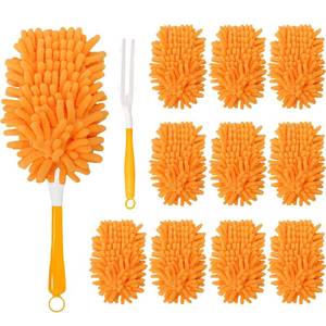 lot 8229 image: NXPPYY Reusable Microfiber Duster Refills for Swiffer Hand Duster 10 Pack