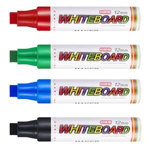 lot 8242 image: Gersoniel Dry Erase Markers 12 mm Extra Thick Nib 4 Pack Assorted Colors