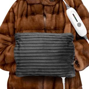 lot 8256 image: SINORIKO Electric Hand Warmer Heating Pad with 3 Heat Levels, Dark Grey