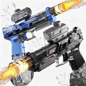 lot 8311 image: Vanvimen Water Gun for Kids 2 Pack with LED Light