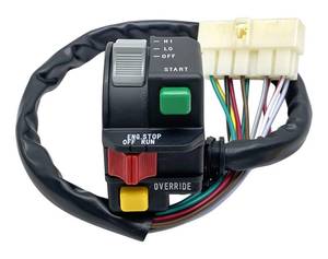 lot 13634 image: M MATI Left Handlebar Start Stop Headlight Switch Polaris Big Boss 400L 4110205