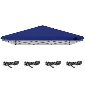 lot 13700 image: FLAGLY Replacement Canopy Top Cover 10x10 Ft Blue for Straight Leg Frame