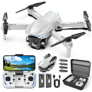 lot 13708 image: Sllcll 1080P Drone with Camera Foldable FPV Quadcopter 2 Batteries