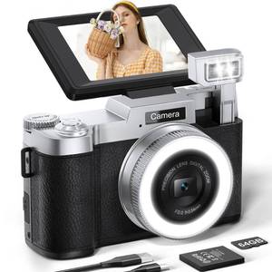 lot 13719 image: FLATIC Digital Camera 4K 64MP 18X Zoom