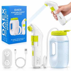 lot 13732 image: DAEX Portable Electric Bidet 2.5L Rechargeable with 1600mAh Battery