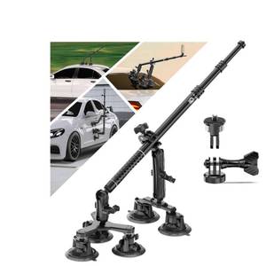 lot 13750 image: VAZESWIN 5-in-1 Suction Cup Car Camera Mount Kit for GoPro, Insta360, DJI