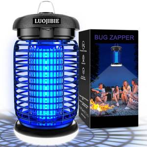 lot 13765 image: LUOJIBIE Electric Bug Zapper Mosquito Killer 4200V UV LED Outdoor