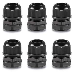 lot 14038 image: QILIPSU Nylon Cable Gland 34 NPT IP68 Waterproof 6 Pcs