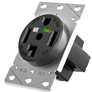 lot 14054 image: 30A NEMA 14-30R Straight Blade Receptacle 125250V 3-Pole 4-Wire