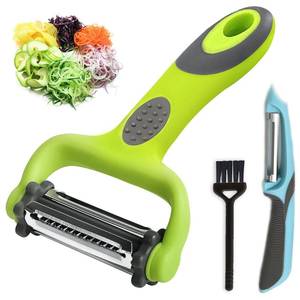 lot 14074 image: Bestac 3-in-1 Fruit & Vegetable Peeler Stainless Steel Blade