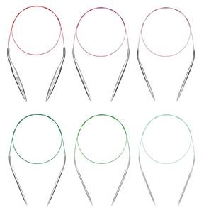 lot 14087 image: Seawhisper Circular Knitting Needles Set 40 Inch US Sizes 1.5-15