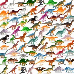 lot 14102 image: OuMuaMua Mini Dinosaur Figures 78 Pack Kids Dinosaur Toys