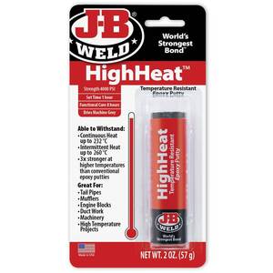 lot 14103 image: J-B Weld 8297 HighHeat Epoxy Putty Stick 500 Degree 2 oz Grey