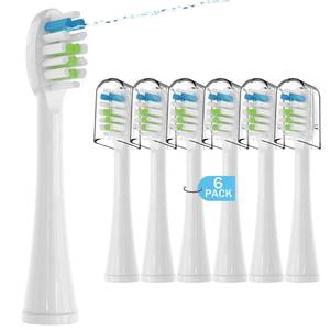 lot 14105 image: CloudDent Replacement Brush Heads 6 Pack for Waterpik Sonic Fusion SF01-SF04