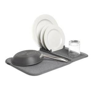 lot 14109 image: Umbra Dish Drying Rack Mini Dark Grey Udry