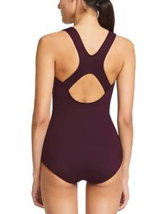 lot 14111 image: BALEAF Womens One Piece Athletic Racerback Training Swimsuit Wine Red X-Large