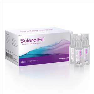lot 14123 image: Bausch  Lomb ScleralFil Preservative-Free Saline Solution, 30 Count