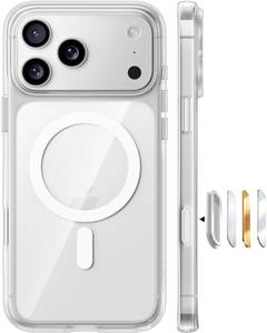 lot 14136 image: TORRAS Magnetic Shockproof Clear Case for iPhone 17 Pro Max
